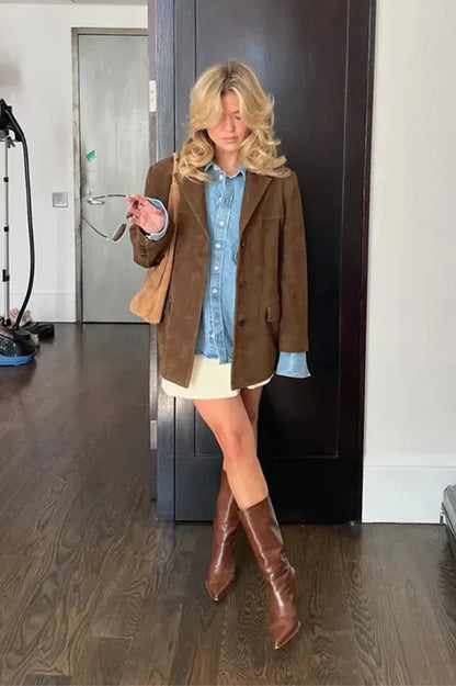 Leather Blazer